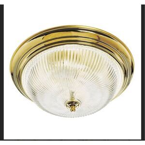 Design House Traditional 3-Light Indoor Dimmable‎ Ceiling Light Frosted Glass